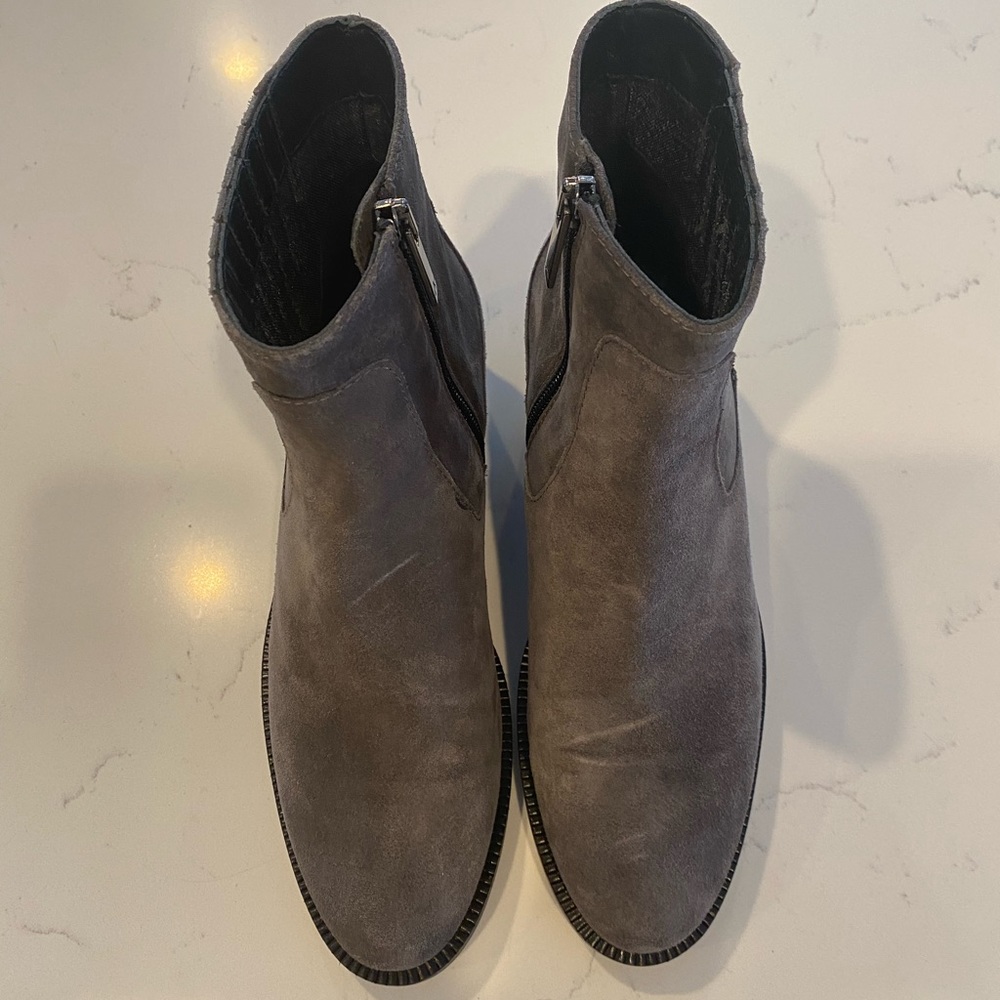 Aquatalia Grey Suede booties size 8.5 *like new*